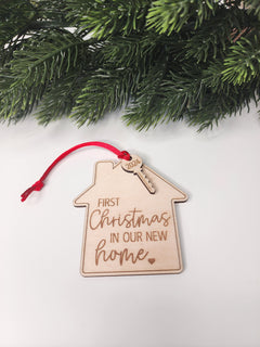 First Christmas In Our New Home Ornament