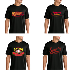 Sparta Youth Baseball Men's Cooling Short Sleeve Shirt