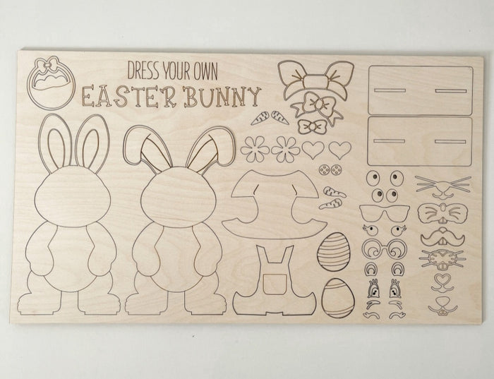 Dress Your Own Easter Bunny Paint Kit