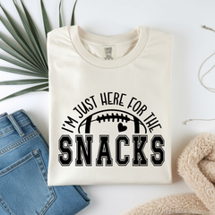 Here for the Snacks (Football) Shirt