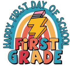 Back to School - 1st Day Rainbows