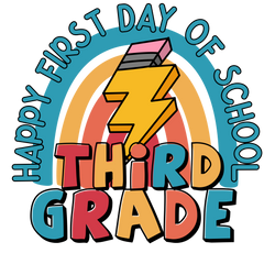 Back to School - 1st Day Rainbows