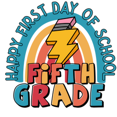 Back to School - 1st Day Rainbows