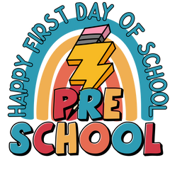 Back to School - 1st Day Rainbows