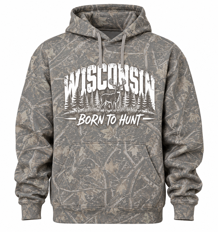 WI Born To Hunt Hoodie