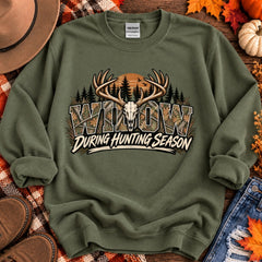 Widow During Hunting Season Crewneck